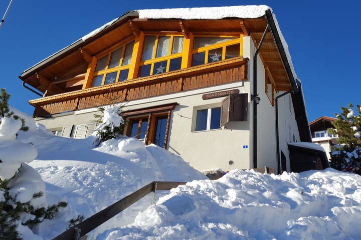 Ganze Ferienwohnung, Haus Gonzenblick - 6-Zimmer Ferienwohnung in Flumserberg, Flums