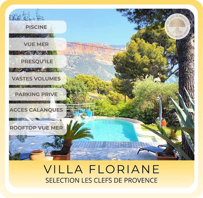 Villa pour 6 personnes, avec Balcon et Terrasse ainsi que Jardin et Piscine