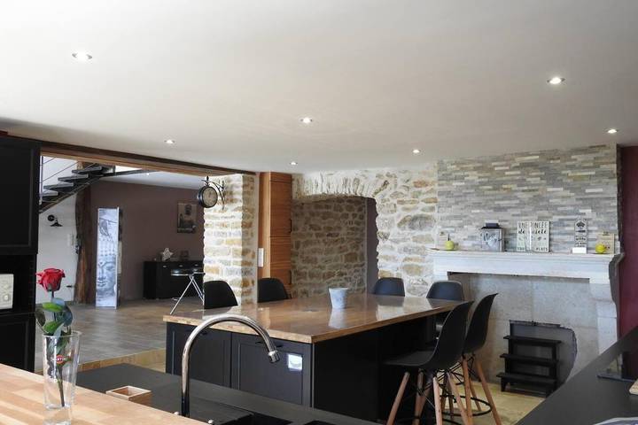 Maison de vacances pour 12 personnes, avec terrasse, animaux acceptés