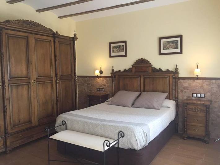 Casa rural con piscina para 9 personas, con jardín además de piscina y vistas, Se admiten mascotas en Provincia de Albacete - 4