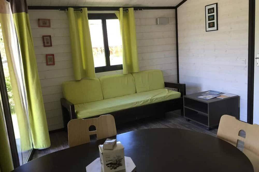 Zecamping 4 étoiles piscine chauffée chalet Tv Lv Bbq 35m2 in Aramits, Béarn