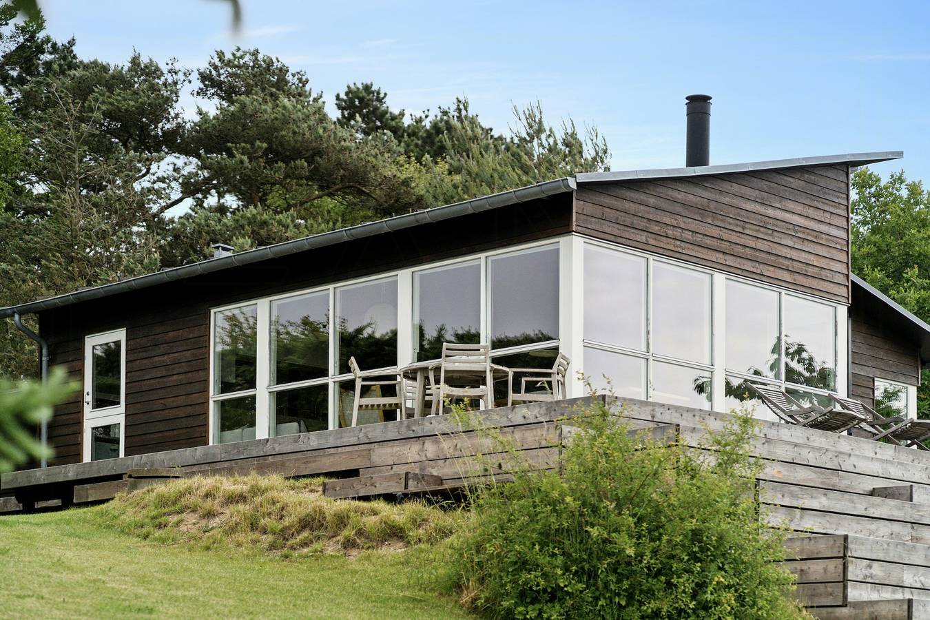 Ferienhaus mit Meerblick auf Helgenæs in Knebel, Süddjursland
