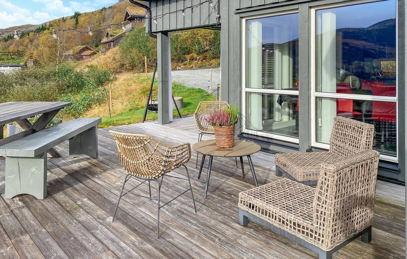 Ferienhaus für 6 Personen mit Terrasse in Eid