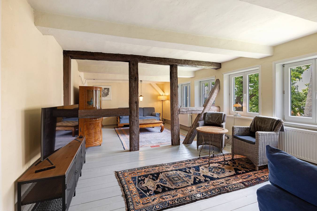 Ganze Wohnung, Ferienwohnung 'Altes Pfarrhaus - Durchblick' mit Privatem Garten und Wlan in Hüttenrode, Blankenburg