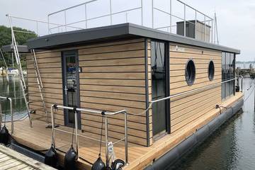 Hausboot für 4 Personen, mit Terrasse in Dänemark