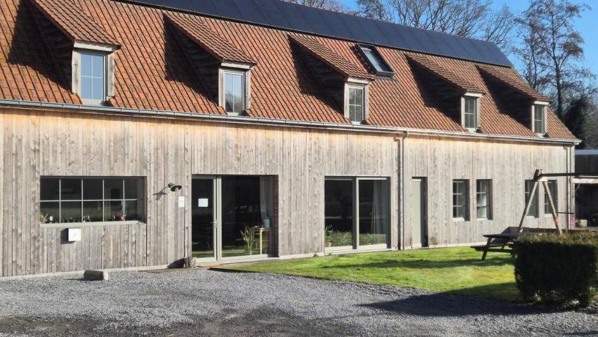 Location de vacances pour 4 personnes, avec Terrasse ainsi que Jardin et Vue à Waregem