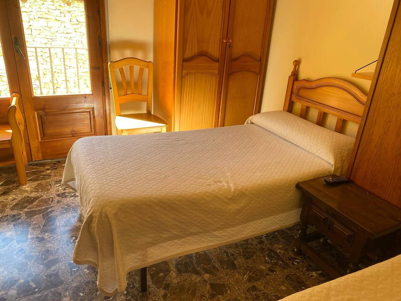Kamer 'Twin Con Balcón' met balkon en Wifi in Villarluengo, Teruel en omgeving