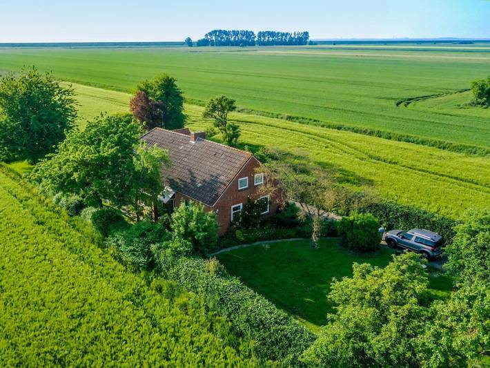 Ferienhaus für 6 Personen, mit Terrasse und Garten sowie Ausblick in Bunde