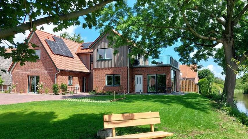 Ferienwohnung für 5 Personen, mit Garten und Ausblick, kinderfreundlich in Guderhandviertel