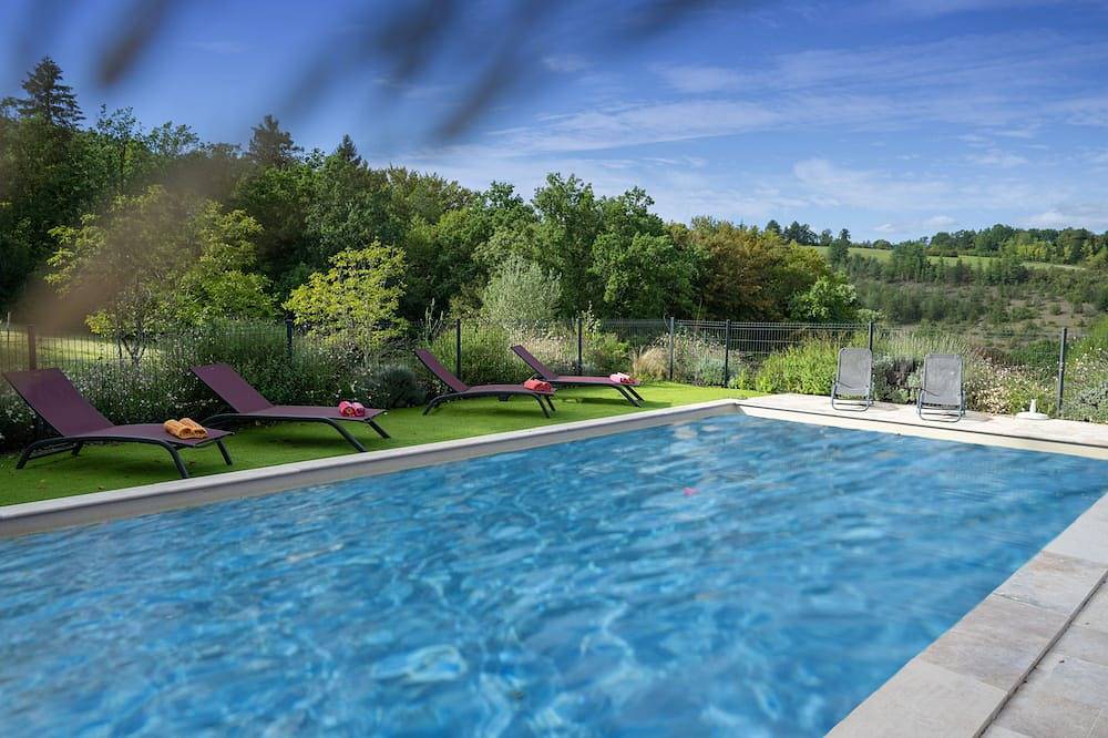 Landhaus 10 Personen mit klimatisierten Zimmern, ein beheizter Pool in Rouffignac-Saint-Cernin-de-Reilhac, Périgord Noir