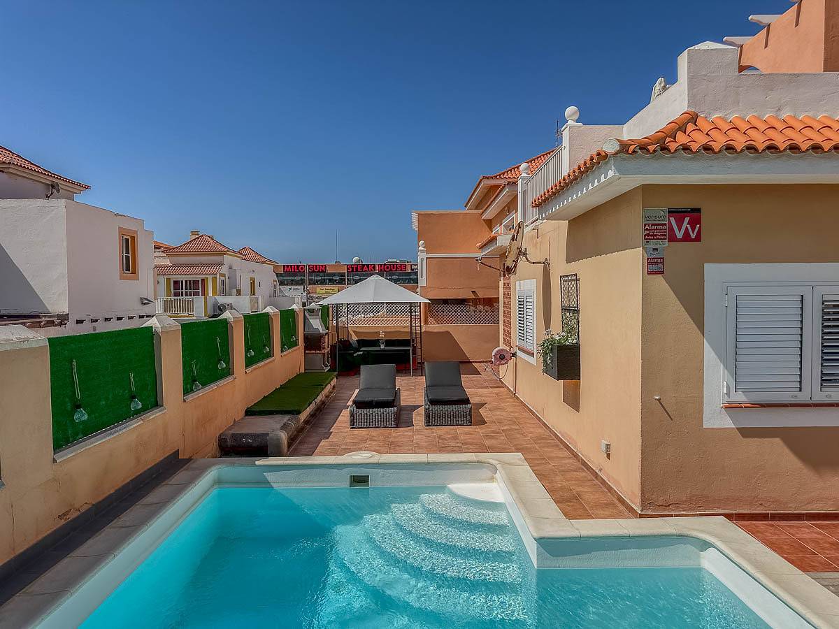 Appartamento intero, Appartamento vacanze per 4 persone con terrazza in Caleta de Fuste, Antigua