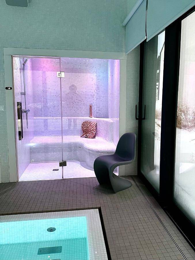 Ferienhaus für 4 Personen, mit Ausblick und Pool sowie Garten und Sauna in Polen - 2