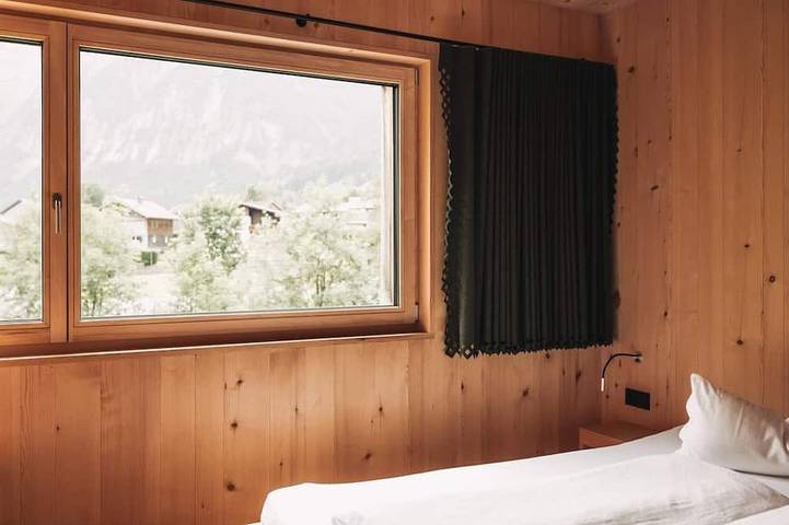 Blockhütte für 8 Personen, mit Balkon und Garten sowie Sauna in Mellau - 2