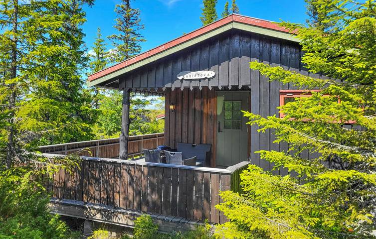 Feriehus for 4 personer, med Terrasse og Hage i Øyer 