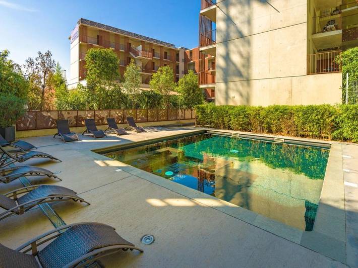 Location de vacances pour 2 personnes, avec sauna ainsi que terrasse et piscine, animaux acceptés dans Chateau De Flaugergues Montpellier - 3