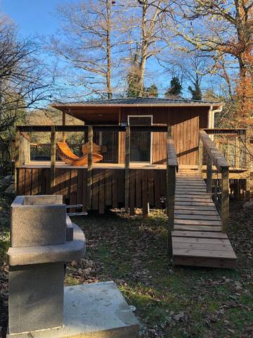 Cottage pour 4 personnes, avec jacuzzi et jardin à Vivario