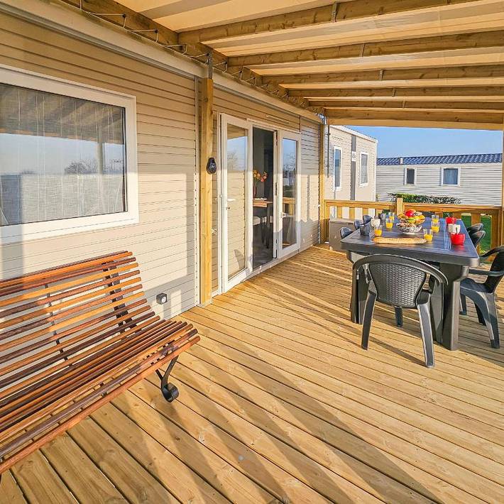 Location de vacances pour 6 personnes, avec jacuzzi ainsi que piscine et jardin à Litteau - 3