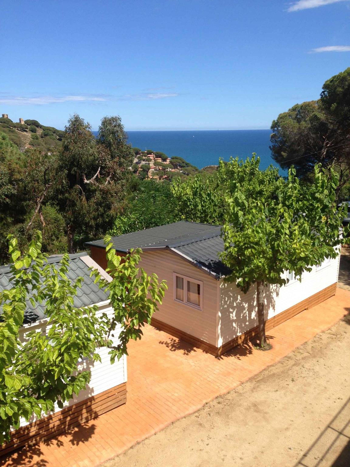 Mobilehome 100 m bis zum Mittelmeer  in Calella, Costa del Maresme