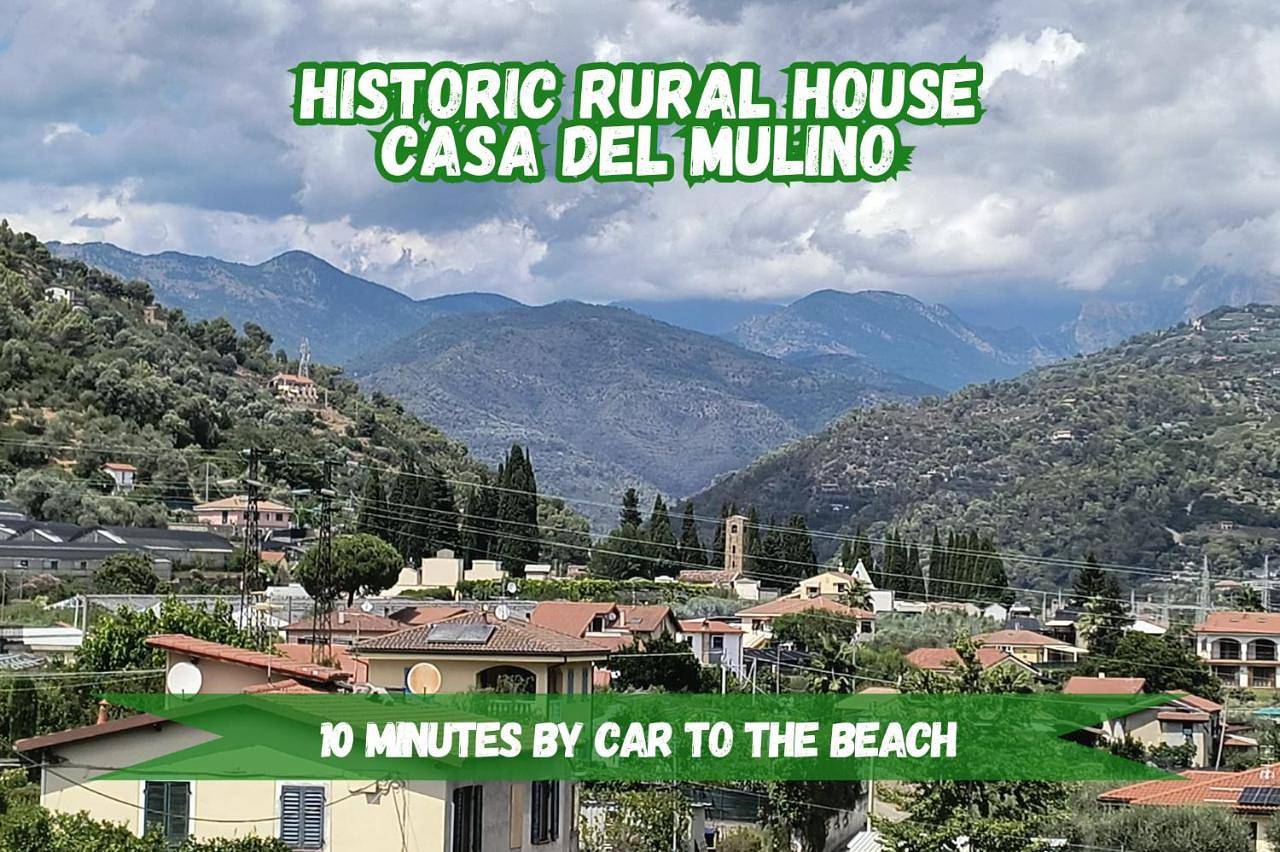 Appartement entier, 10 Min from Sea, Historic Rural Casa Del Molino in Camporosso, Alpes liguriennes
