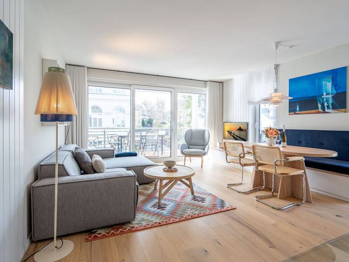Ferienwohnung für 4 Personen, mit Balkon und Sauna