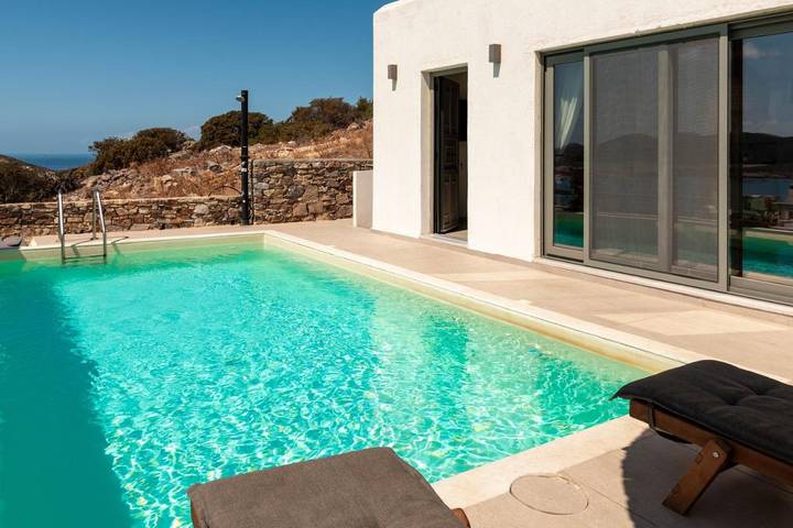 Villa pour 4 personnes, avec vue ainsi que piscine et balcon dans Antiparos - 3