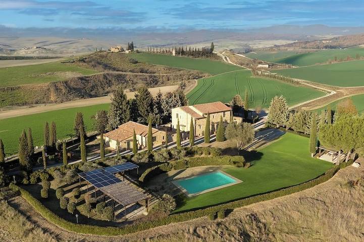 Villa pour 11 personnes, animaux acceptés à Pienza