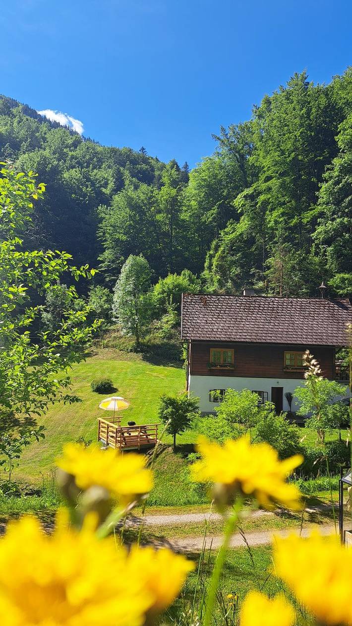 Ferienwohnung für 3 Personen, mit Garten und Terrasse