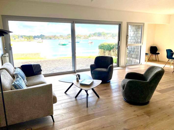 Villa « Glaz - Vue rivière de Crac'h » et terrasse in La Trinité-sur-Mer, Côte des Mégalithes