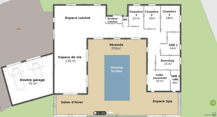 Chalet para 10 personas, con jacuzzi y sauna además de piscina y balcón - 1