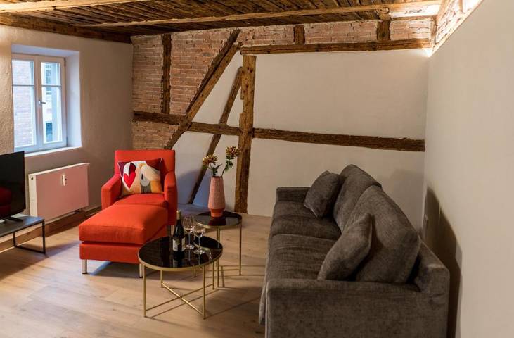 Ferienwohnung für 5 Personen, mit Terrasse und Sauna in Coburg