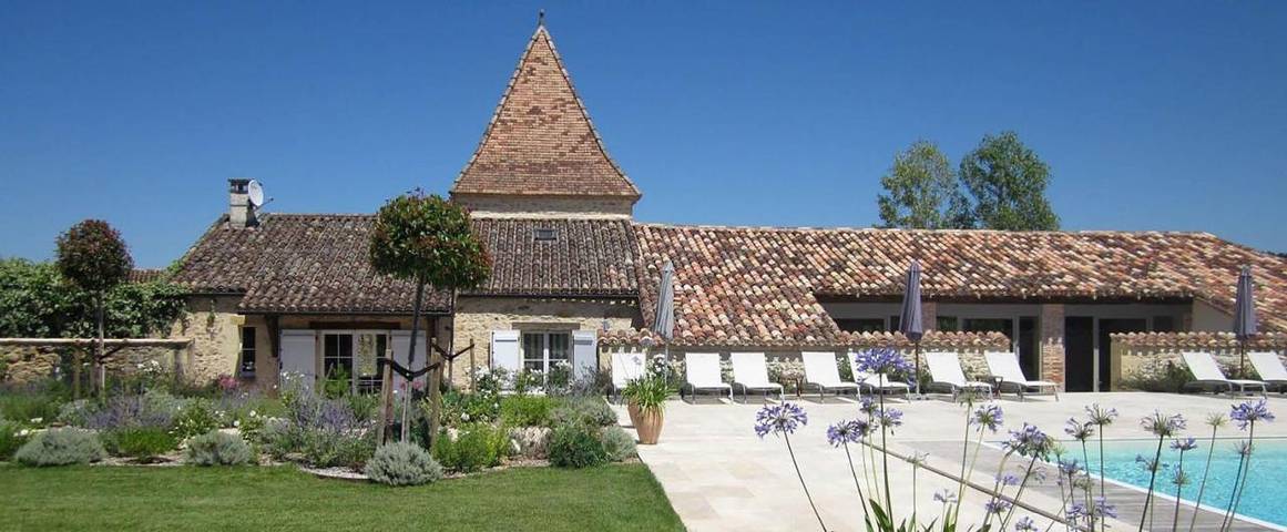 Location de vacances pour 4 personnes, avec vue ainsi que jardin et piscine à Salles (Lot-et-Garonne) - 4