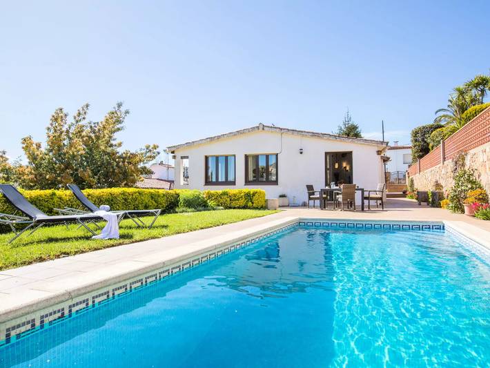 Chalet para 6 personas, con jardín en Blanes