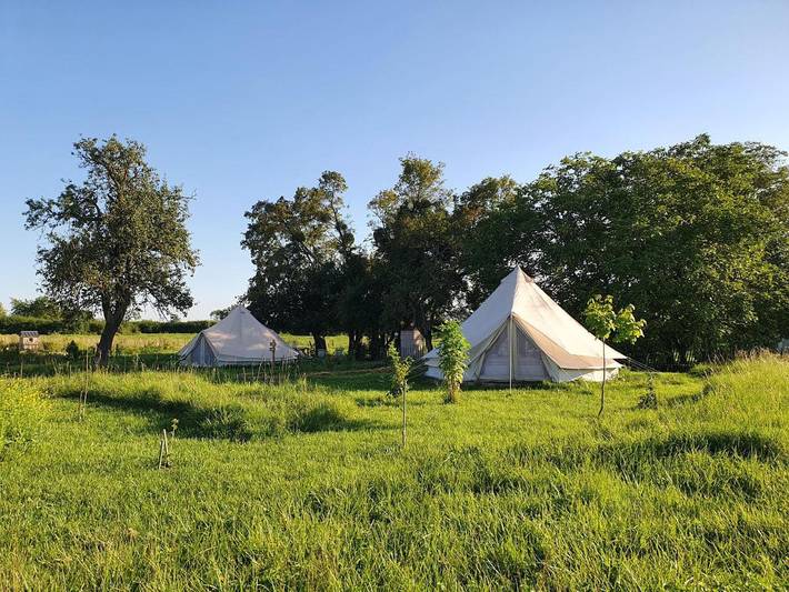 Tente pour 4 personnes, avec jardin dans les Ardennes - 2