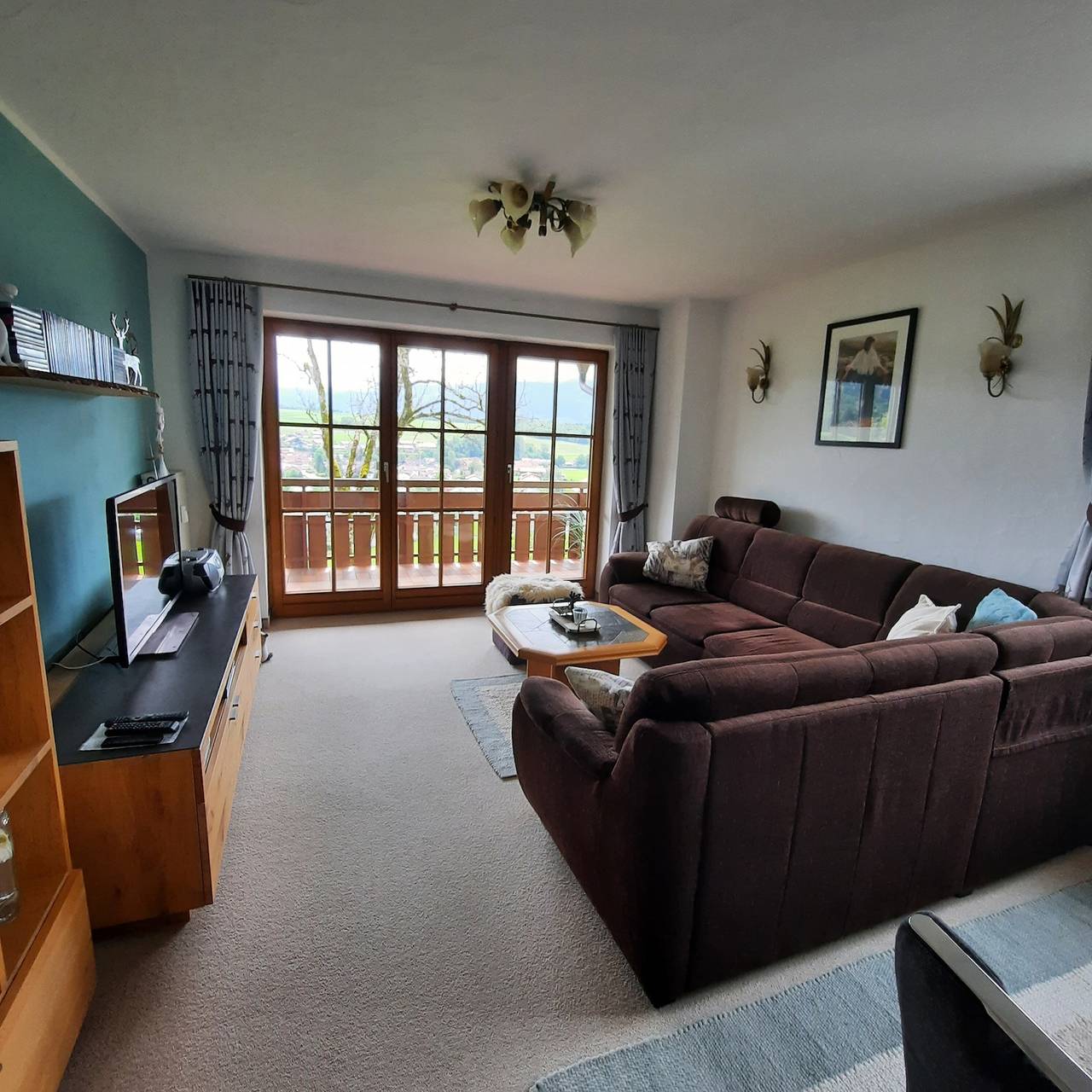 Appartement entier, Appartement 'Leni' avec balcon et Wi-Fi in Sonthofen, Souabe (Bavière)
