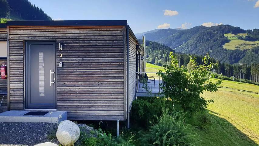 Bungalow für 4 Personen, mit Terrasse und Sauna in der Steiermark
