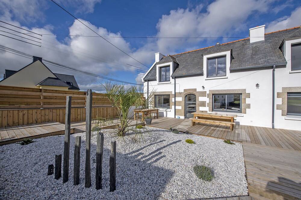 Maison de vacances à quelques pas de la plage : A la maison de Goulannou in Tréflez, Côte des Légendes