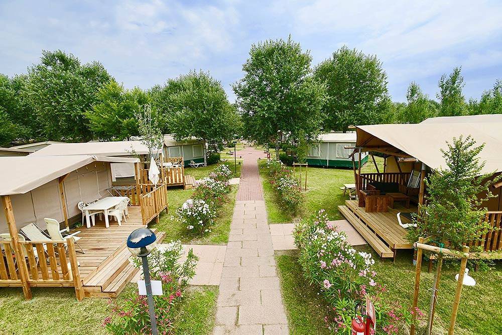 Ganze Wohnung, Barricata Holiday Village Lodge Tent Deluxe für 5 Personen in Porto Tolle, Isola della Donzella