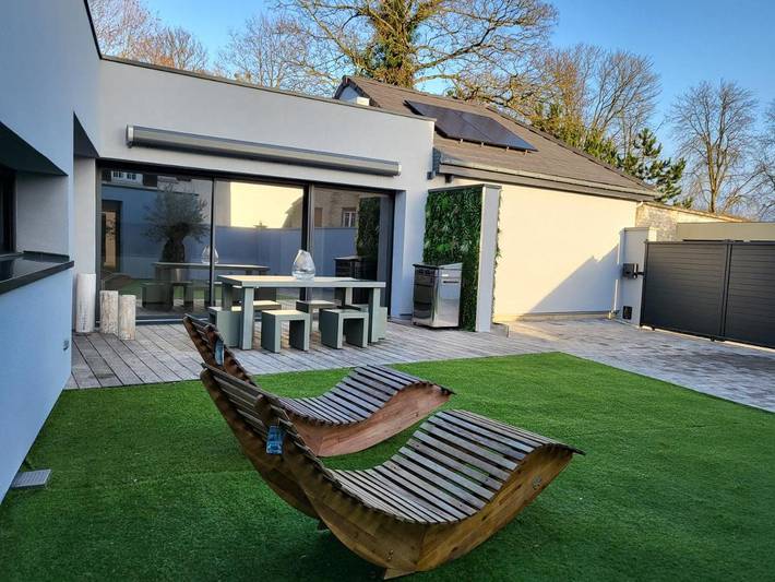 Villa pour 6 personnes, avec Jacuzzi ainsi que Terrasse et Jardin à Reims