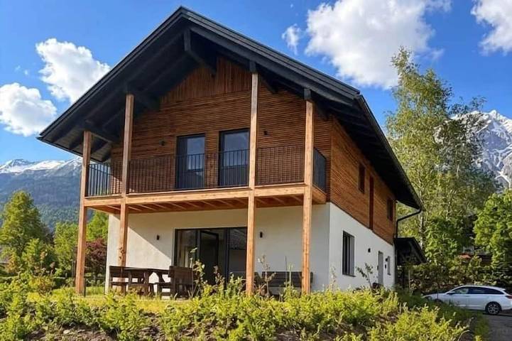 Ferienhaus für 8 Personen, mit Balkon und Garten sowie Sauna in Kirchbach