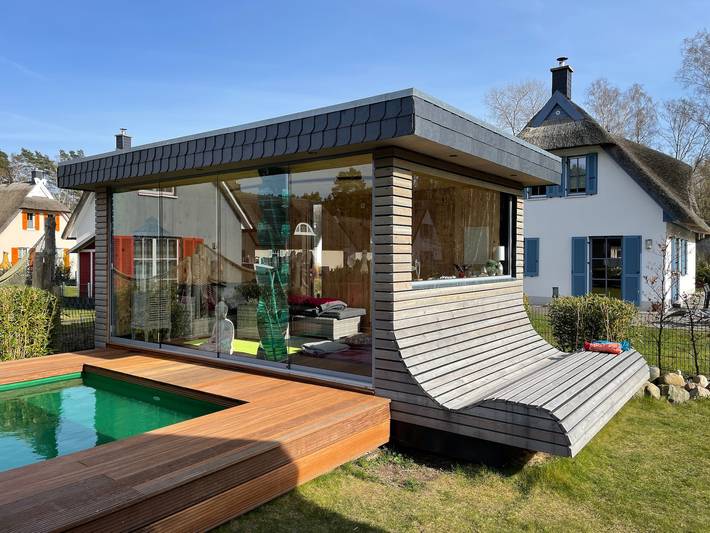 Ferienhaus für 8 Personen, mit Terrasse und Garten sowie Sauna in Glowe - 4