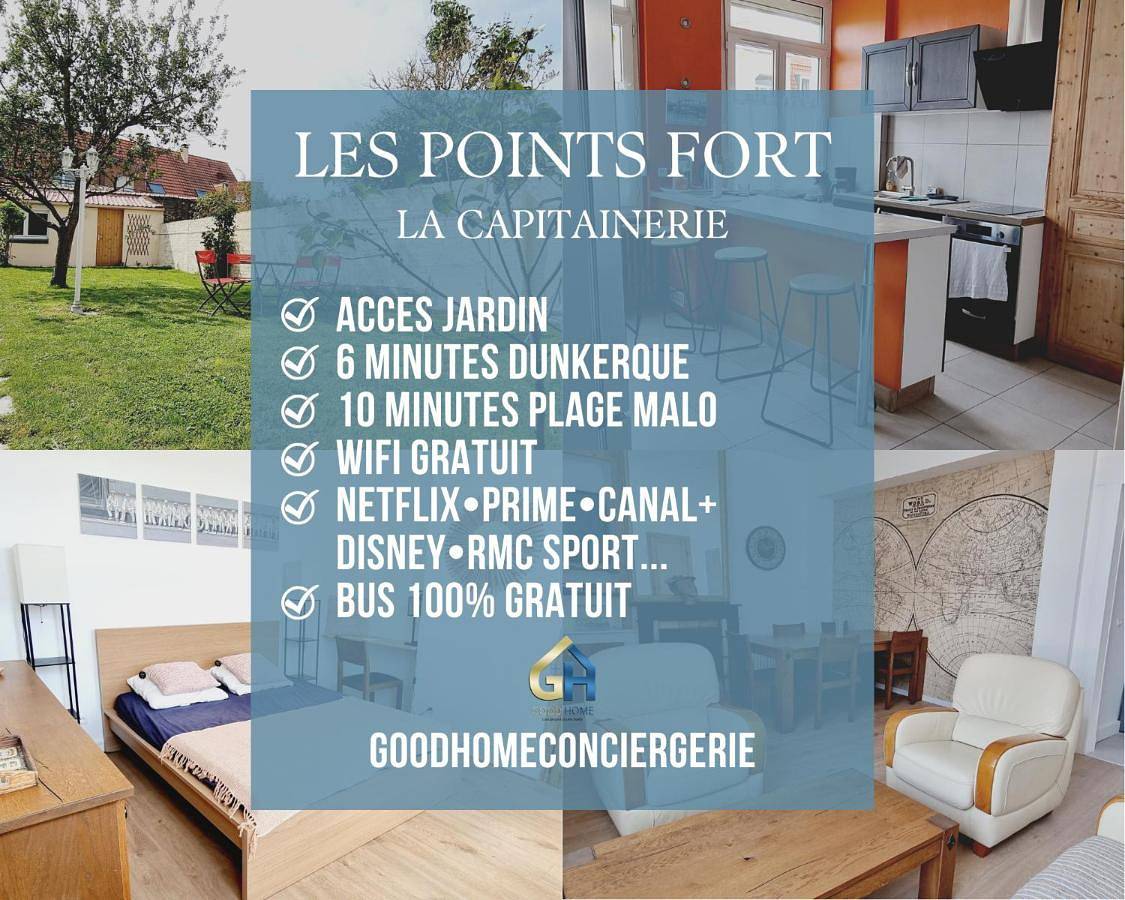 Appartement entier, Villa Marine*La Capitainerie in Coudekerque-Branche, Côte des dunes de Flandres