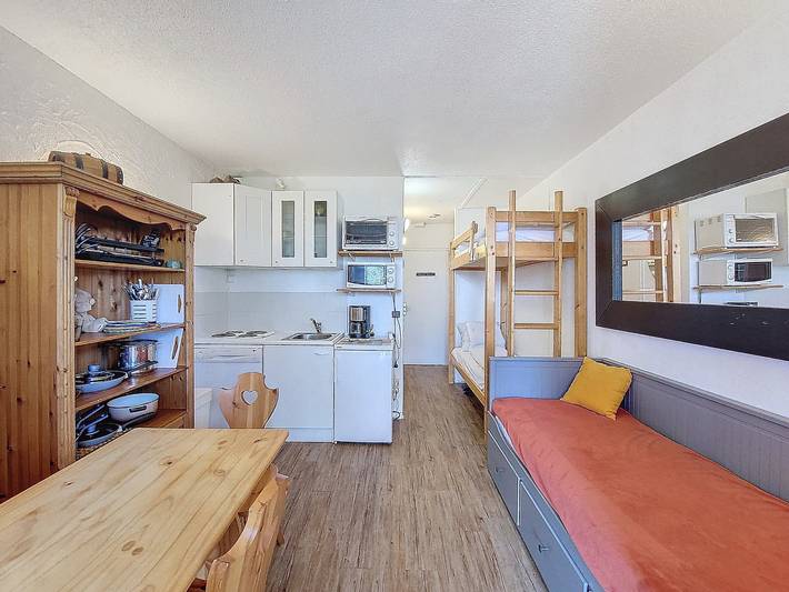 Gîte pour 4 personnes, avec Terrasse dans Station De La Rosiere
