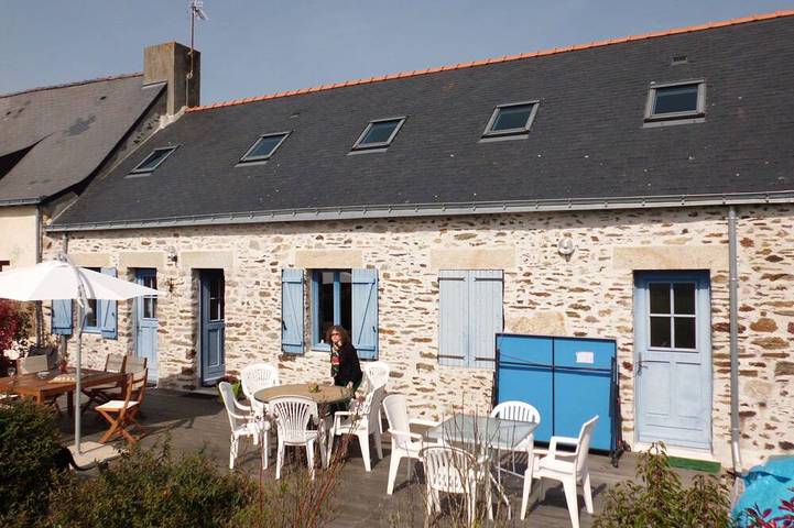 Location de vacances pour 15 personnes, avec Terrasse et Jardin dans Plage de Pont-Mahé