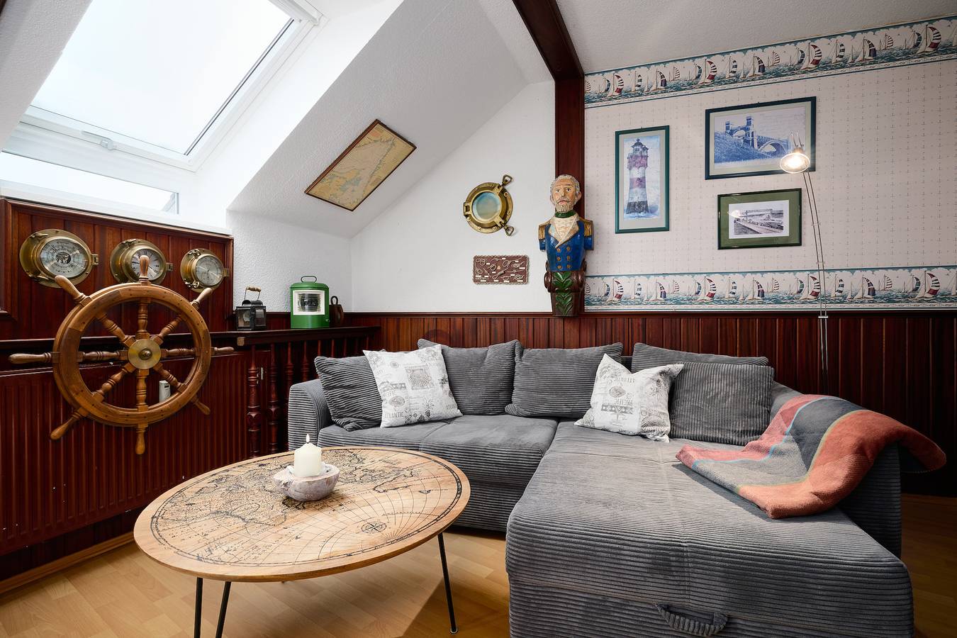 Ganze Ferienwohnung, Deichweg 33 Käptns Kajüte in Kalifornien (Ostsee), Schönberg