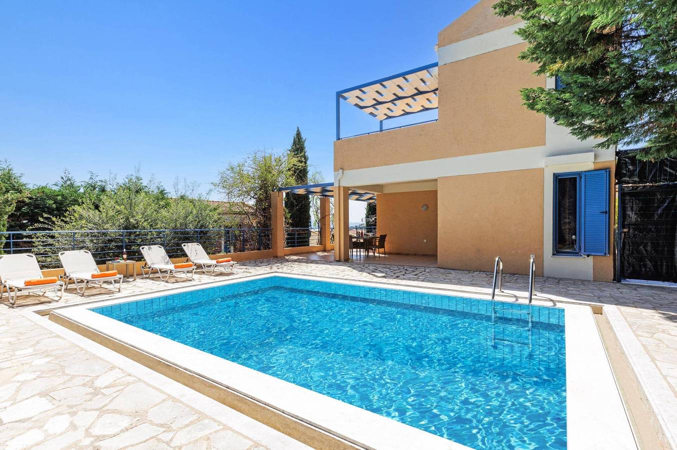 Villa pour 7 Personnes dans Mparmpati, Corfou