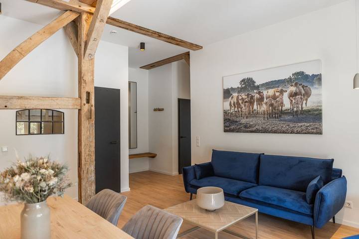 Ferienwohnung für 4 Personen, mit Terrasse und Garten sowie Sauna