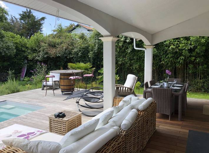 Villa pour 6 personnes, avec jardin et terrasse ainsi que piscine et jacuzzi à Gujan-Mestras - 4