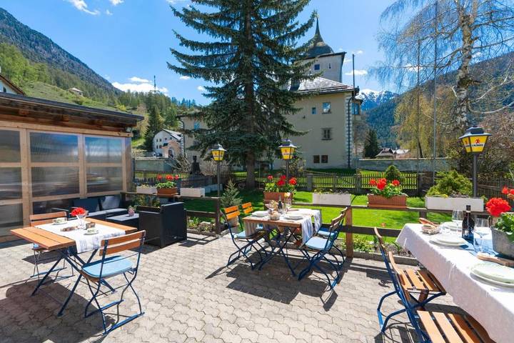 Hôtel pour 3 personnes, avec jardin ainsi que terrasse et sauna à Zernez - 4