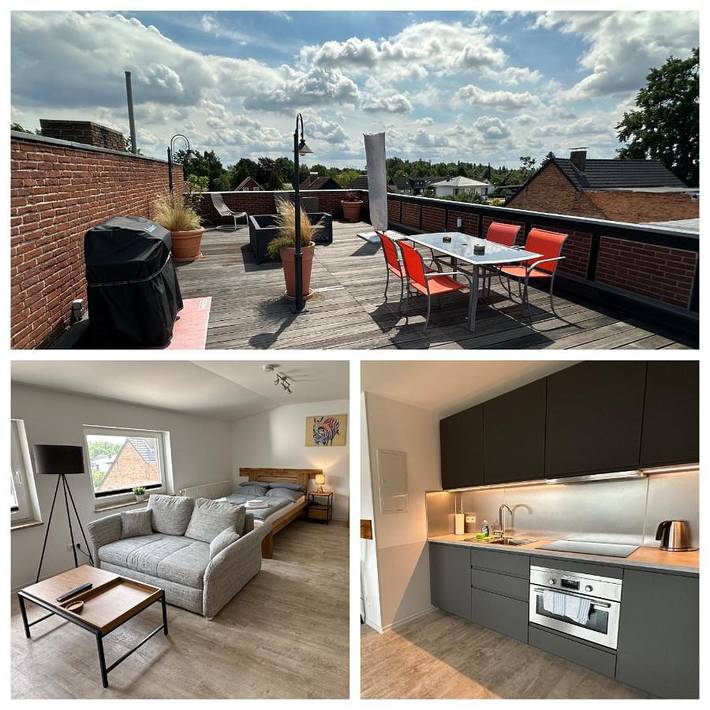 Appart’hôtel pour 3 personnes, avec terrasse