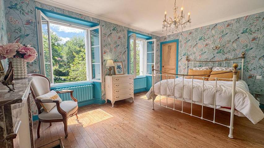 Gîte pour 10 personnes, avec jardin et vue à Cahan